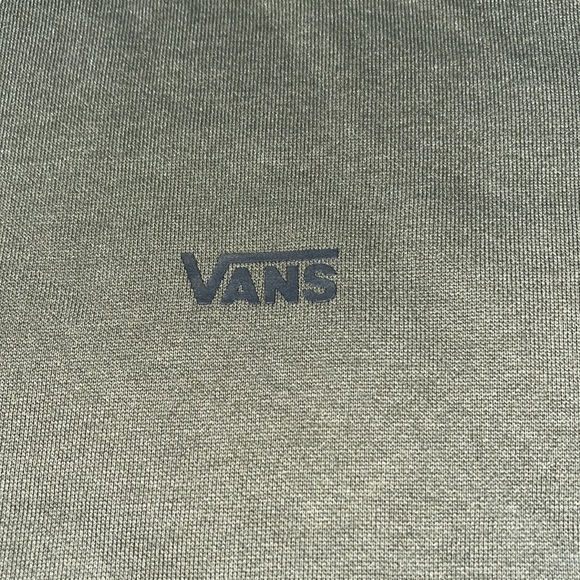 VANS brand forest green, super soft hoodie with embroidered kangaroo pocket - Picture 3 of 9